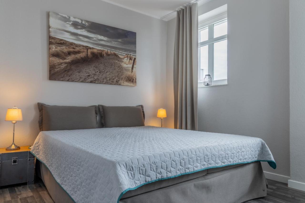 Strandnahe 2-Raum-Ferienwohnung Im Zentrum - Residenz Strandeck Fewo 02 เกอเรน ภายนอก รูปภาพ