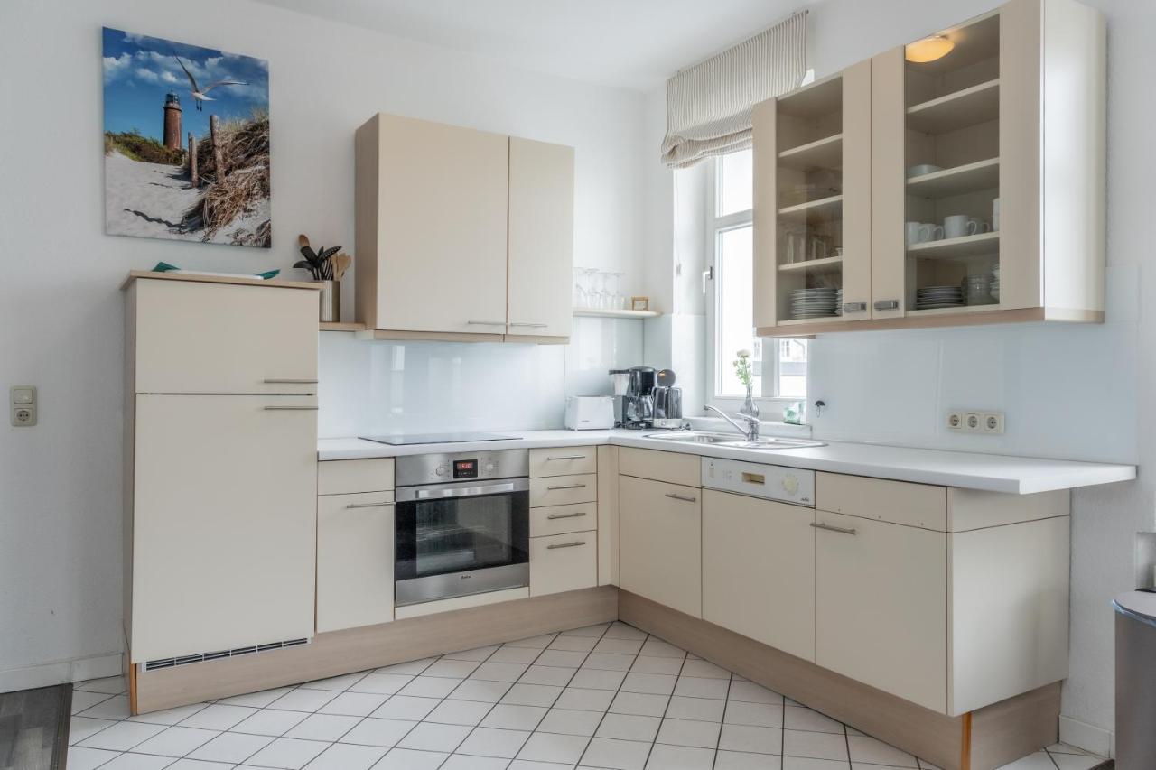 Strandnahe 2-Raum-Ferienwohnung Im Zentrum - Residenz Strandeck Fewo 02 เกอเรน ภายนอก รูปภาพ